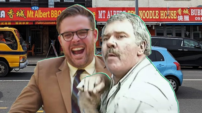 Guy Williams hunts down 'succulent Chinese meal' legend Jack Karlson in hectic NZ Today episode