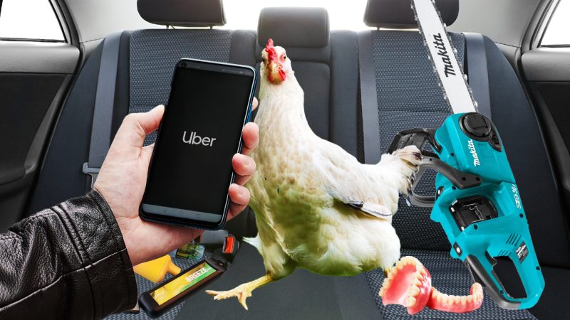 From chainsaws to chickens: Uber reveals the crookest things Kiwis left in cars this year