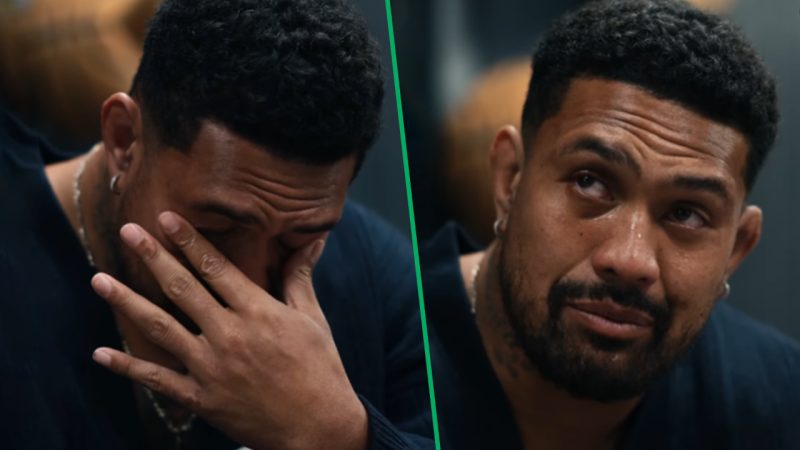 Watch Ardie Savea tear up as he hears 'overwhelming' support backing his move to Moana Pasifika