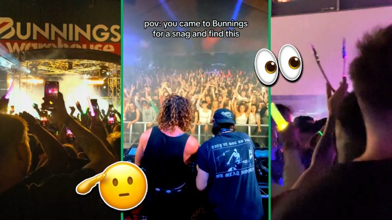 The Bunnings Warehouse remix caused absolutely unreal scenes at Peking Duk's car park rave